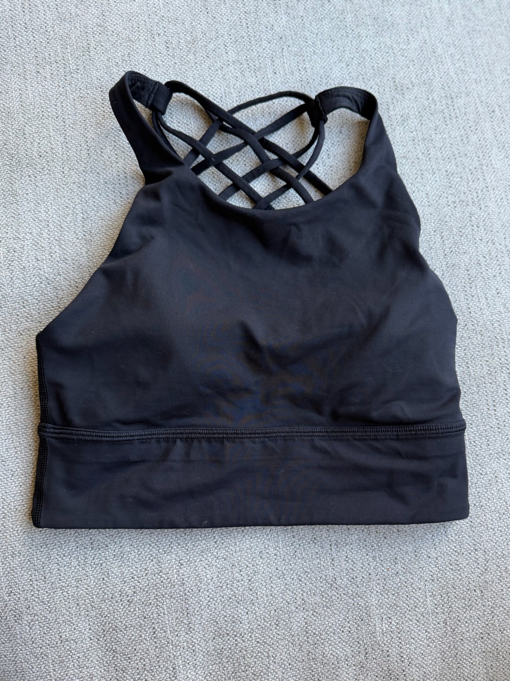Free to Be long line high neck sports bra